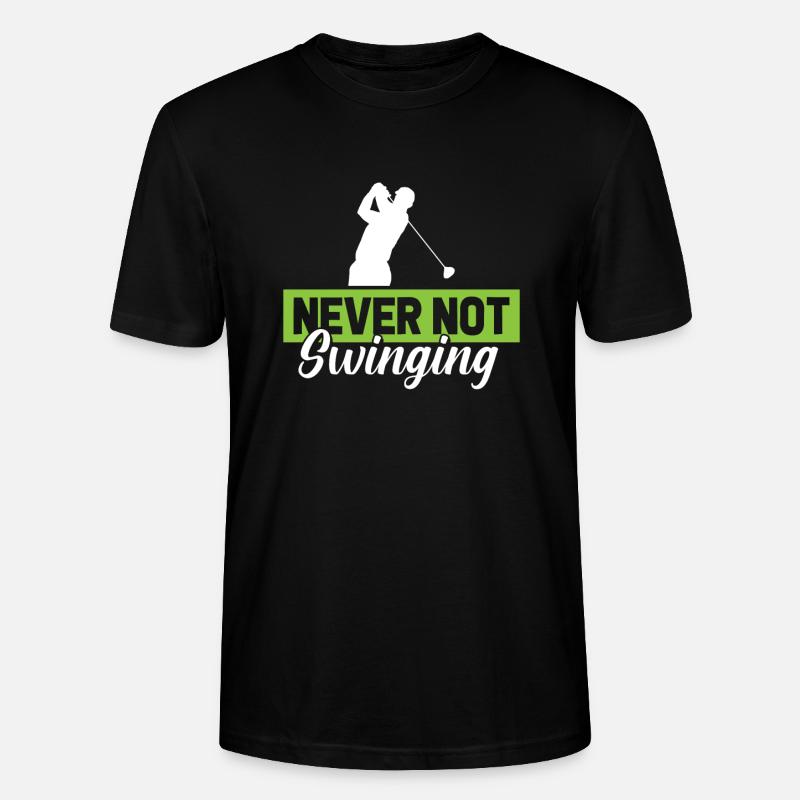Golf Golfeurs Golfeurs - T-shirt bio CRAFTER Stanley Stella Unisexe - noir