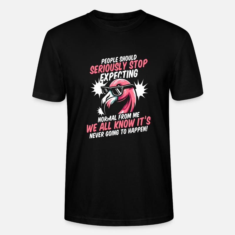 Flamant - T-shirt bio CRAFTER Stanley Stella Unisexe - noir