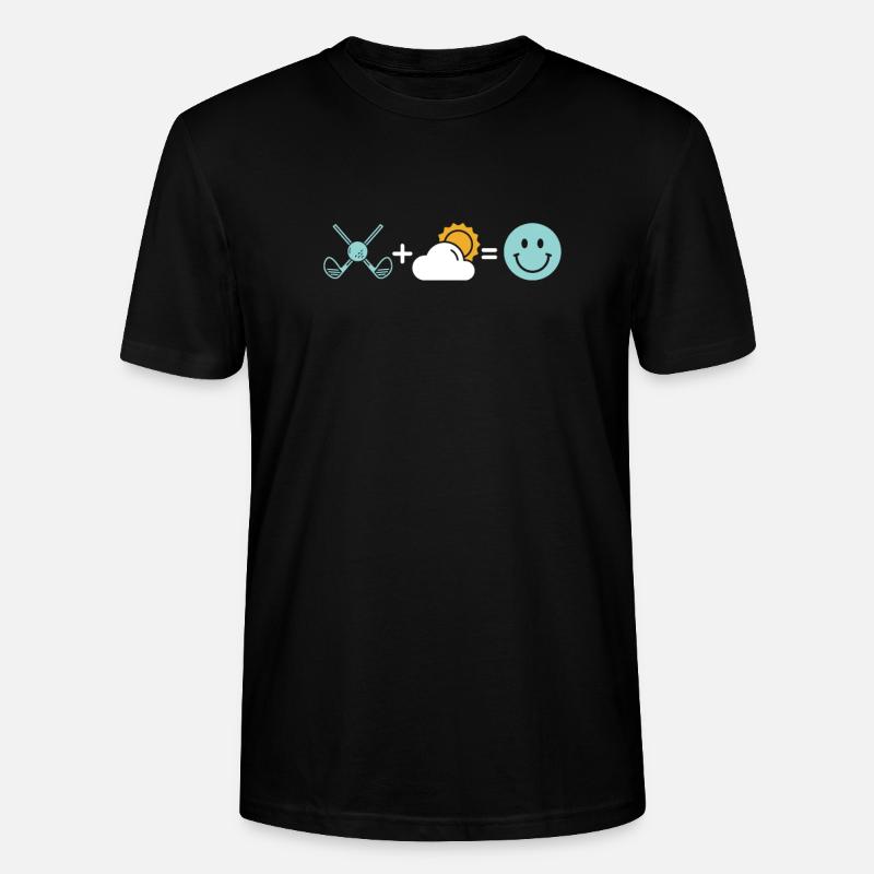 Golf Golfeurs Golfeurs - T-shirt bio CRAFTER Stanley Stella Unisexe - noir