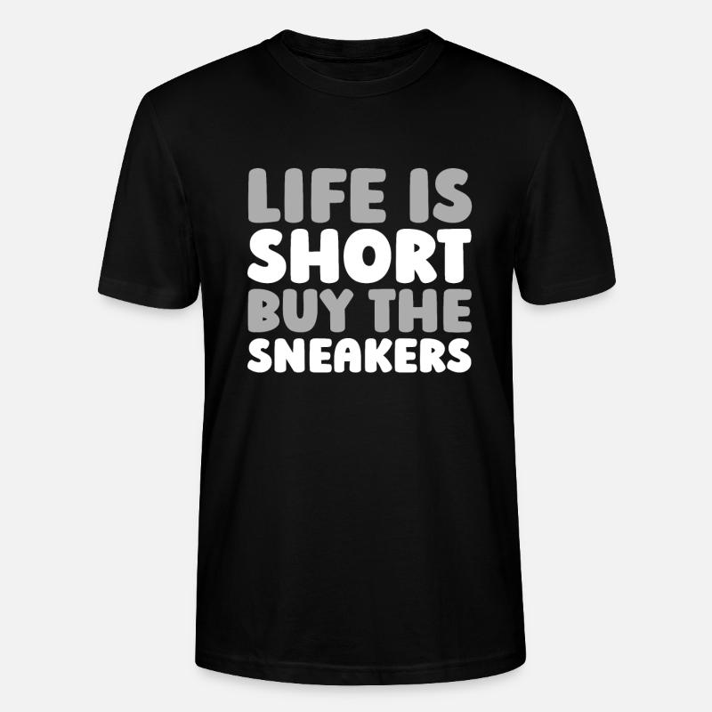 Baskets - T-shirt bio CRAFTER Stanley Stella Unisexe - noir