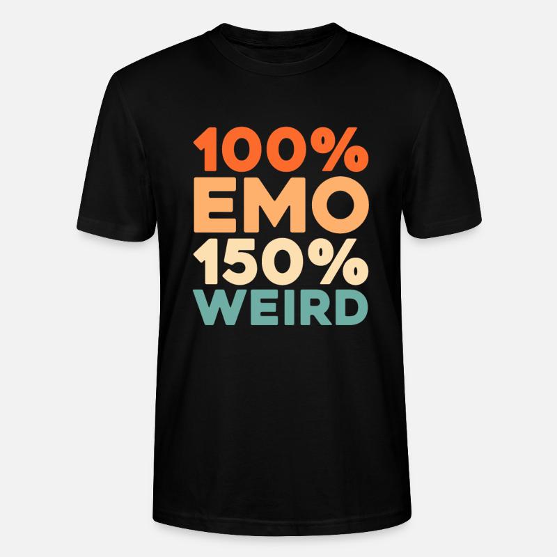 Emo Gothic - Stanley/Stella Unisex Bio-T-Shirt CRAFTER - Schwarz