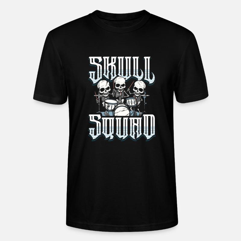 Drums Drummers Drummers - Stanley/Stella CRAFTER Unisex Organic T-Shirt - black
