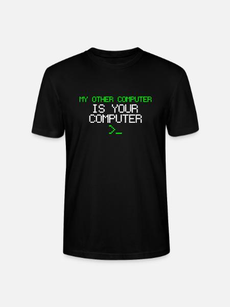 hacker - Stanley/Stella CRAFTER Unisex Organic T-Shirt - black