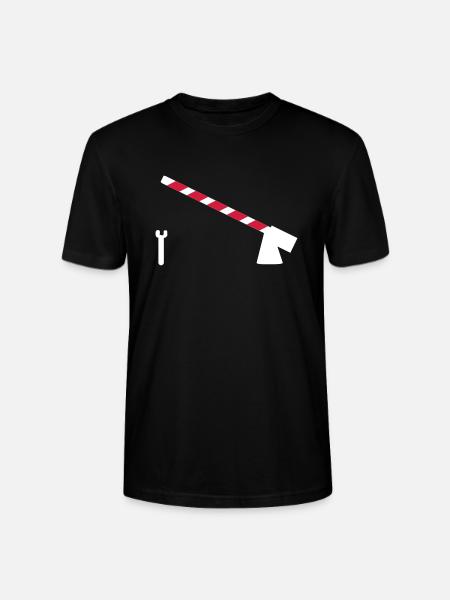 Schranke - Stanley/Stella Unisex Bio-T-Shirt CRAFTER - Schwarz