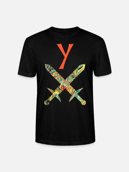 Épées croisées E 200 y - T-shirt bio CRAFTER Stanley Stella Unisexe - noir