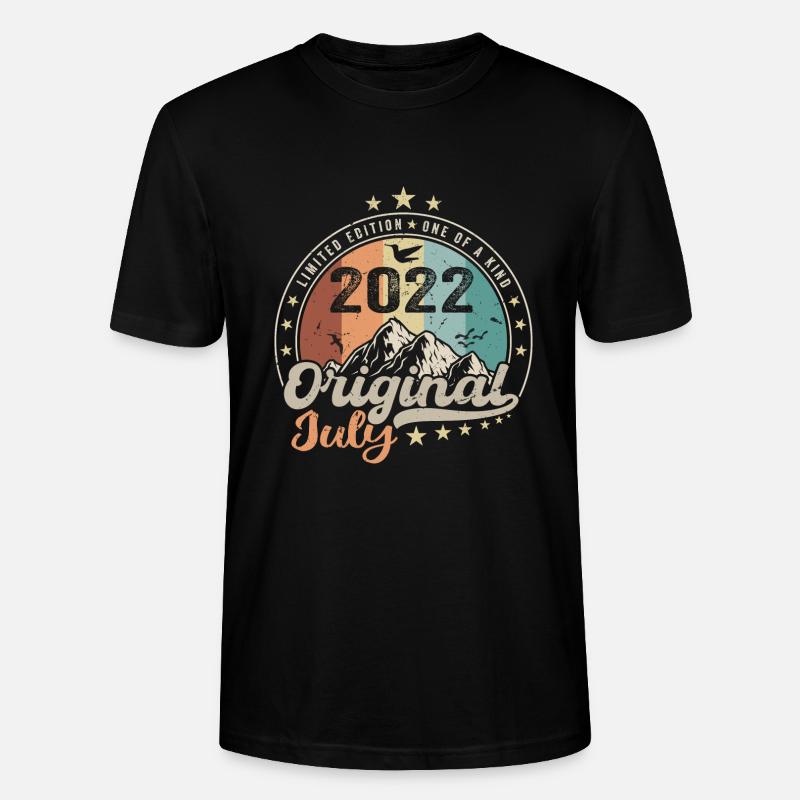 Juli 2022 Jubiläums-Geschenkidee Juli 2022 - Stanley/Stella Unisex Bio-T-Shirt CRAFTER - Schwarz