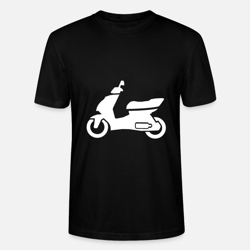 Motorroller - Stanley/Stella Unisex Bio-T-Shirt CRAFTER - Schwarz