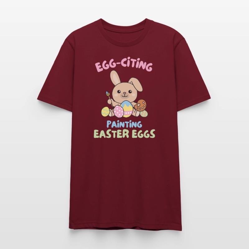 cute bunnies for Easter with Easter eggs bunny Stanley/Stella CRAFTER Unisex Organic T-Shirt