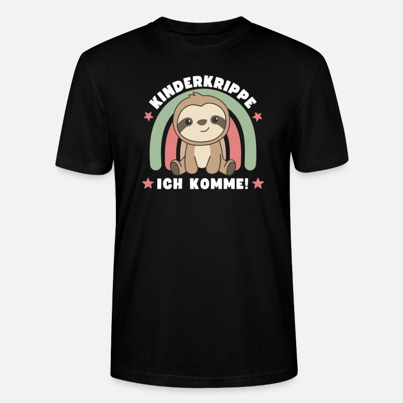 Kinderkrippe Ich Komme! - Stanley/Stella Unisex Bio-T-Shirt CRAFTER - Schwarz