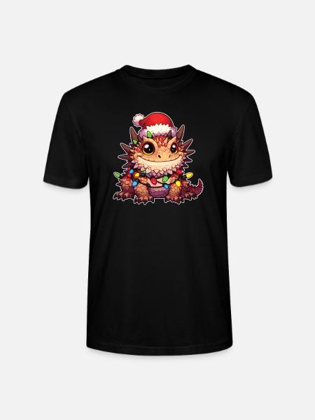 Julefe lys torn djævel - Stanley Stella CRAFTER unisex økologisk-T-shirt - sort