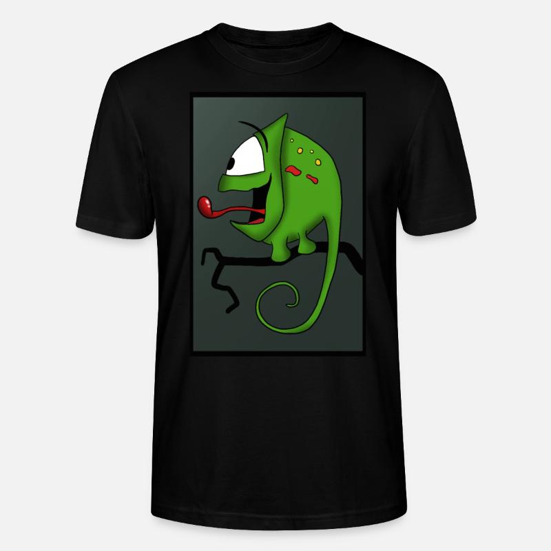 Chamäleon - Stanley/Stella Unisex Bio-T-Shirt CRAFTER - Schwarz