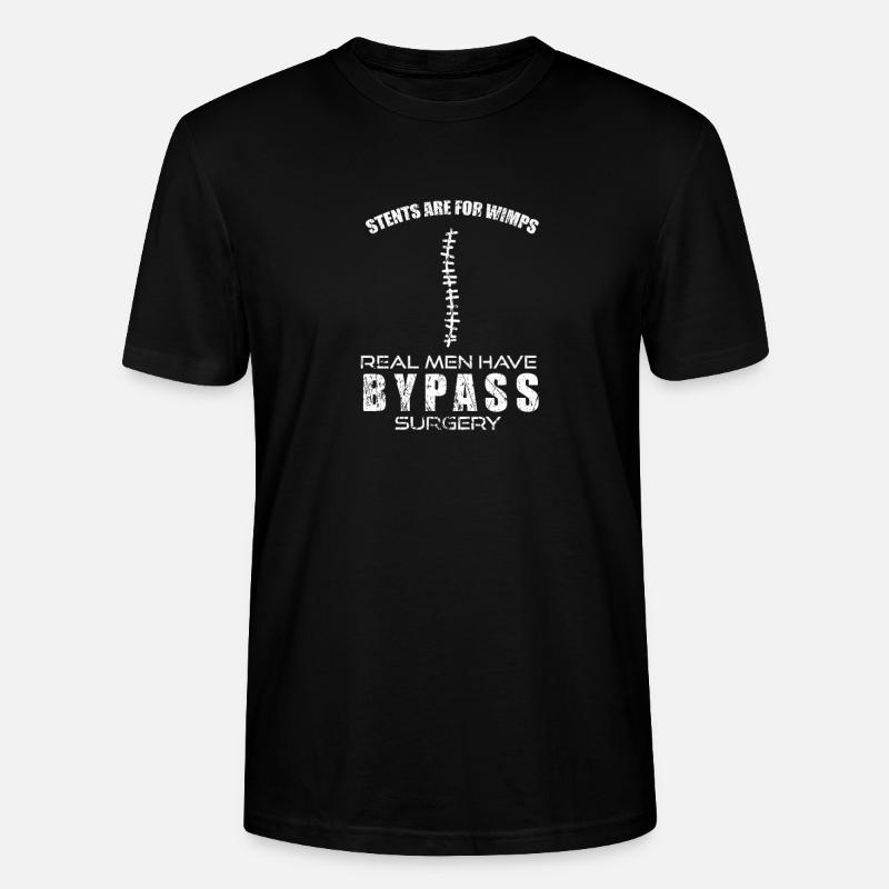 Bypass-Operation Beipass Stents Bluthochdruck - Stanley/Stella Unisex Bio-T-Shirt CRAFTER - Schwarz