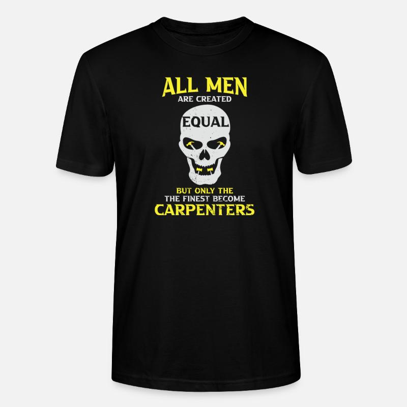 Charpentier Charpentier Charpentier Artisan Compagnon - T-shirt bio CRAFTER Stanley Stella Unisexe - noir