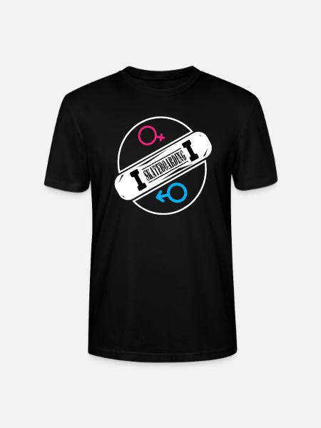 Skateboard Skateboarder Skater Skateboarding - Stanley/Stella CRAFTER Unisex Organic T-Shirt - black