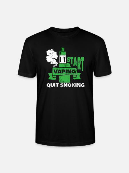 E-Zigarette E-Shisha Dampf Liquid - Stanley/Stella Unisex Bio-T-Shirt CRAFTER - Schwarz
