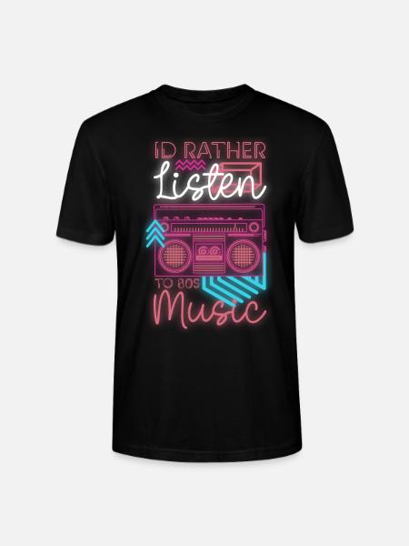 80s disco costume - Stanley/Stella CRAFTER Unisex Organic T-Shirt - black