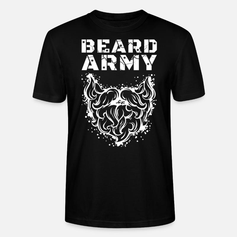 Bart Armee Bart Arm - Stanley/Stella Unisex Bio-T-Shirt CRAFTER - Schwarz
