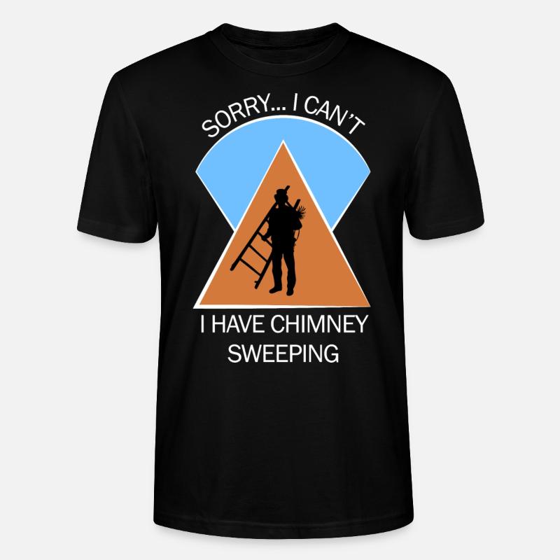 Chimney Sweep Chimney Sweep - Stanley/Stella CRAFTER Unisex Organic T-Shirt - black