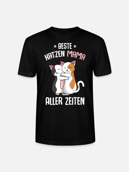 Beste Katzenmama - Stanley/Stella Unisex Bio-T-Shirt CRAFTER - Schwarz