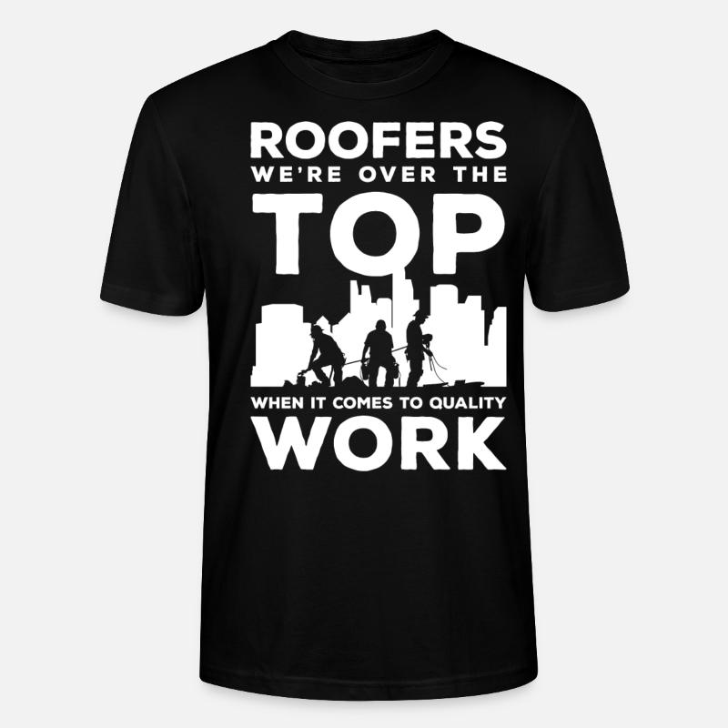 Handwerker Spaß - Stanley/Stella Unisex Bio-T-Shirt CRAFTER - Schwarz