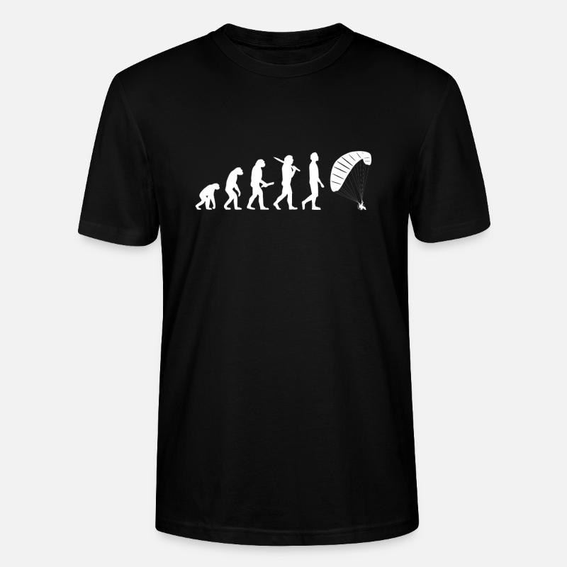 Paragliding Paraglider Evolution - Stanley/Stella CRAFTER Unisex Organic T-Shirt - black