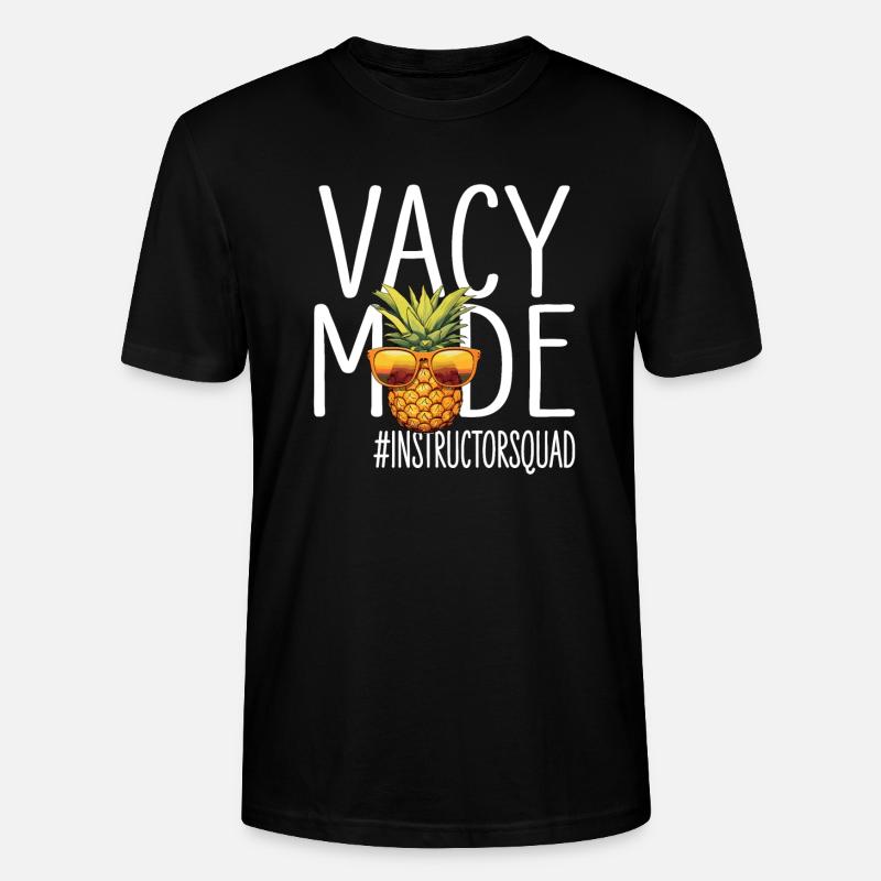 Instructeur Vacances Vacy Mode Instructeurescouade - T-shirt bio CRAFTER Stanley Stella Unisexe - noir