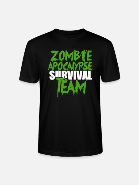 Zombie Apocalypse Survival Team Emergency Prepping - Stanley/Stella Unisex Bio-T-Shirt CRAFTER - Schwarz