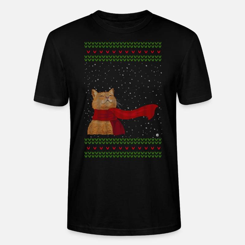Strickmieze 2 - Stanley/Stella Unisex Bio-T-Shirt CRAFTER - Schwarz