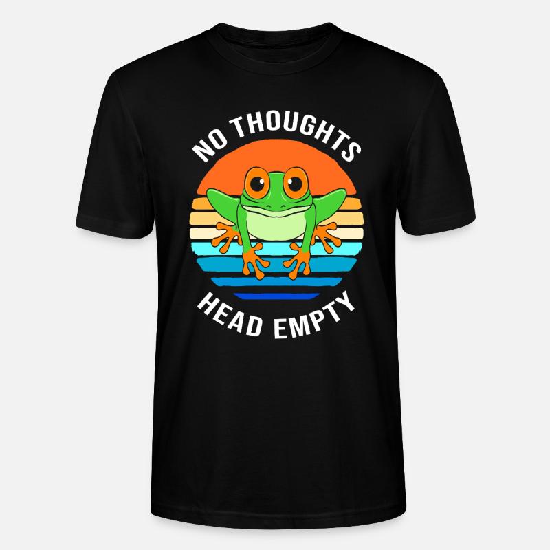 Frosch Laubfrosch - Stanley/Stella Unisex Bio-T-Shirt CRAFTER - Schwarz