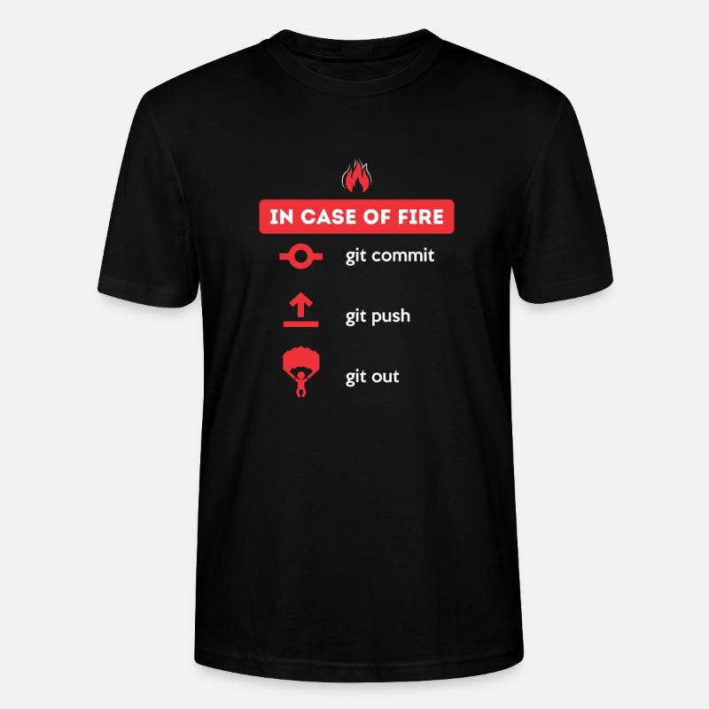 Programmierer Spruch - Informatik Code - Stanley/Stella Unisex Bio-T-Shirt CRAFTER - Schwarz