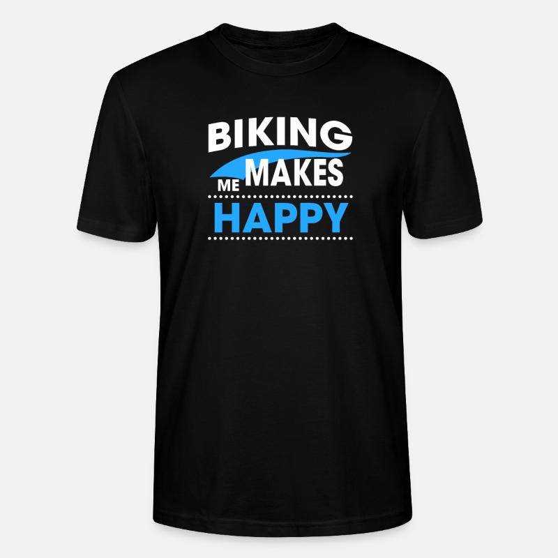 BIKING - Stanley/Stella Unisex Bio-T-Shirt CRAFTER - Schwarz