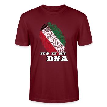 Kuwait - It'S In My Dna - Stanley/Stella CRAFTER Unisex Organic T-Shirt - burgundy - Front - Alina (178cm) & Michal (187cm)