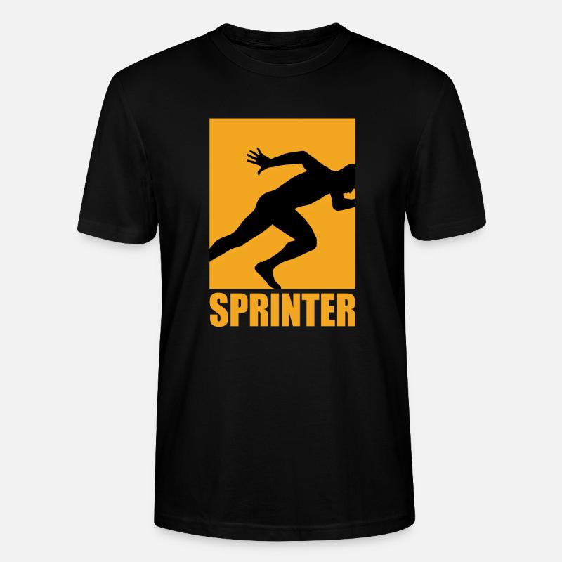 Sprinter Design - Stanley/Stella Unisex Bio-T-Shirt CRAFTER - Schwarz