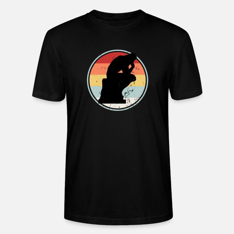 Philosopher RETRO COLLECTION - Stanley/Stella Unisex Bio-T-Shirt CRAFTER - Schwarz
