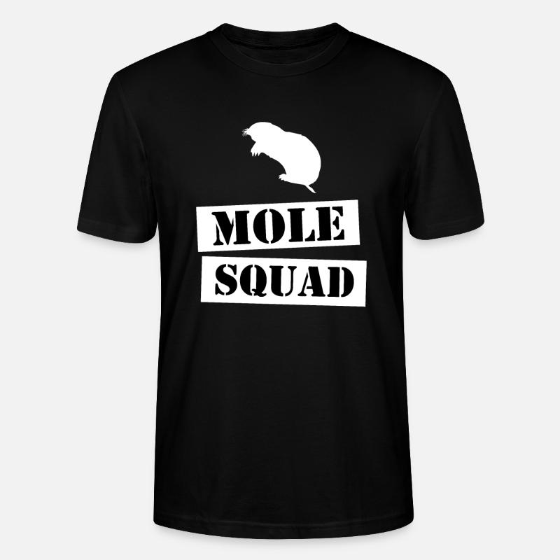 join the mole squad - Stanley/Stella CRAFTER Unisex Organic T-Shirt - black