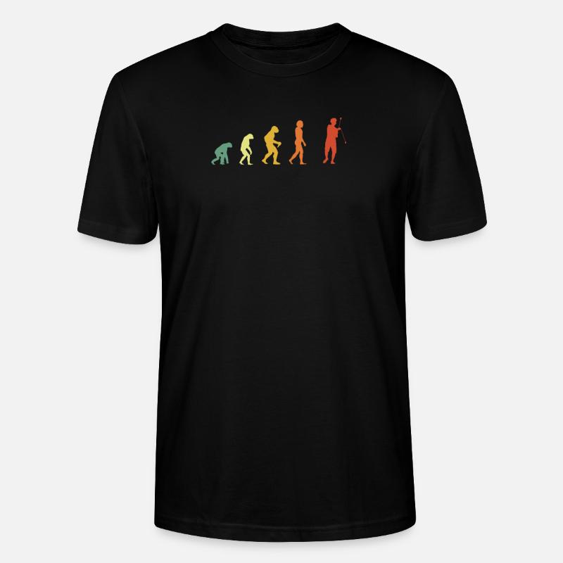 Hipster Yo-Yoing Evolution - Stanley/Stella Unisex Bio-T-Shirt CRAFTER - Schwarz