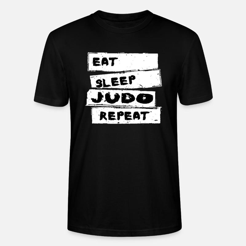 Judo - Judo Tshirt - Stanley/Stella Unisex Bio-T-Shirt CRAFTER - Schwarz