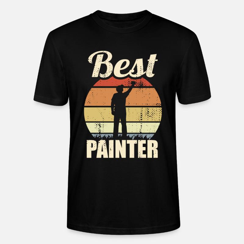 Bester Maler - Stanley/Stella Unisex Bio-T-Shirt CRAFTER - Schwarz