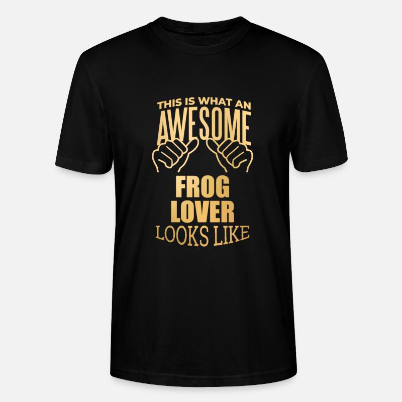 Frosch - Stanley/Stella Unisex Bio-T-Shirt CRAFTER - Schwarz