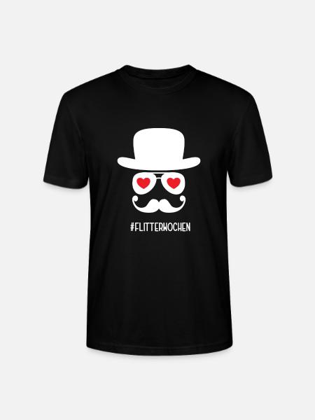 Flitterwochen Flittern Hochzeitsreise Reise Ehe - Stanley/Stella Unisex Bio-T-Shirt CRAFTER - Schwarz