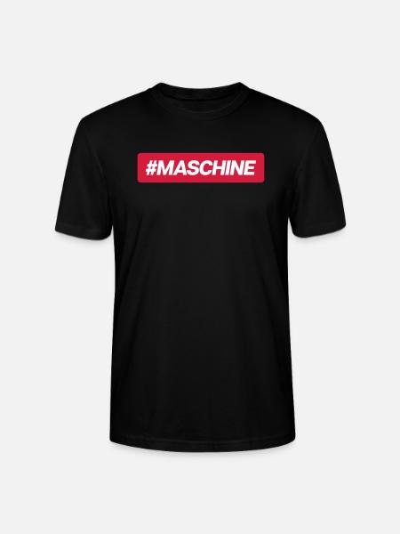 #Maschine - Stanley/Stella Unisex Bio-T-Shirt CRAFTER - Schwarz