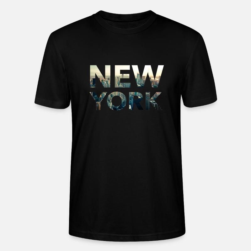 New York - T-shirt bio CRAFTER Stanley Stella Unisexe - noir