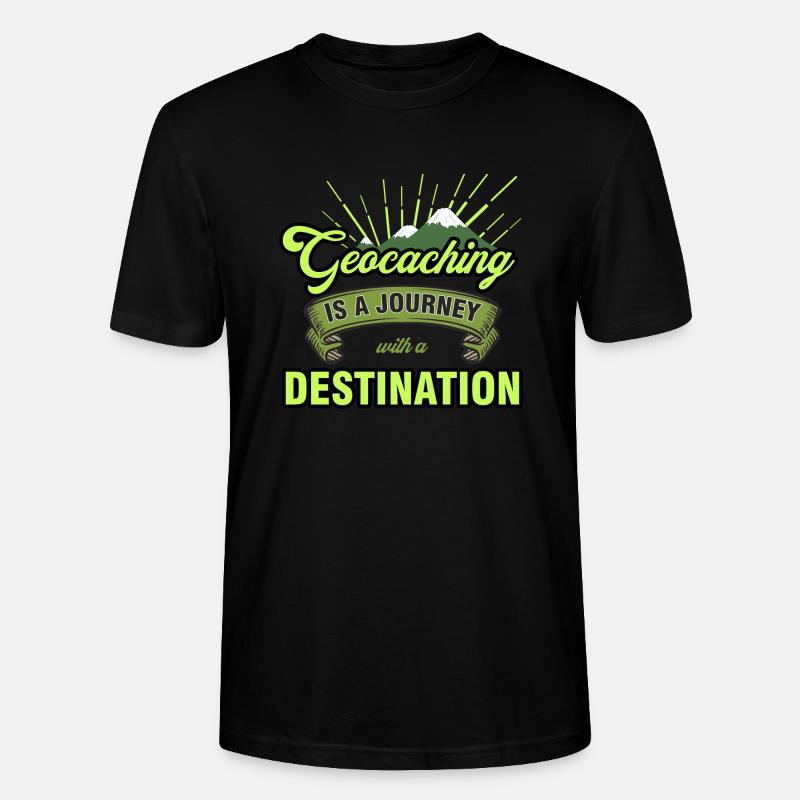 geocaching - Stanley/Stella Unisex Bio-T-Shirt CRAFTER - Schwarz