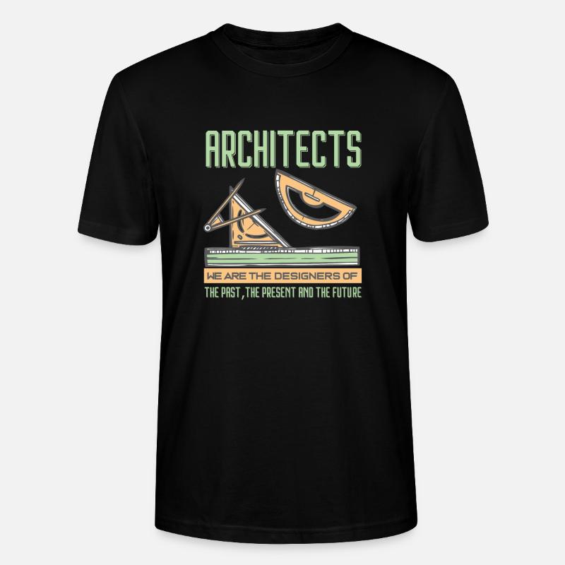architecte - T-shirt bio CRAFTER Stanley Stella Unisexe - noir