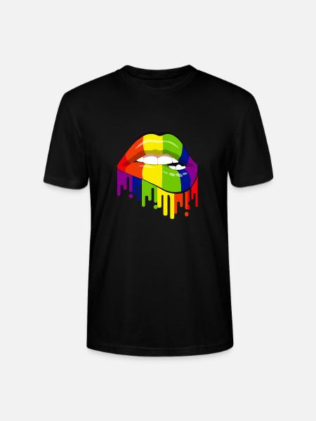 Arc-en-ciel - T-shirt bio CRAFTER Stanley Stella Unisexe - noir