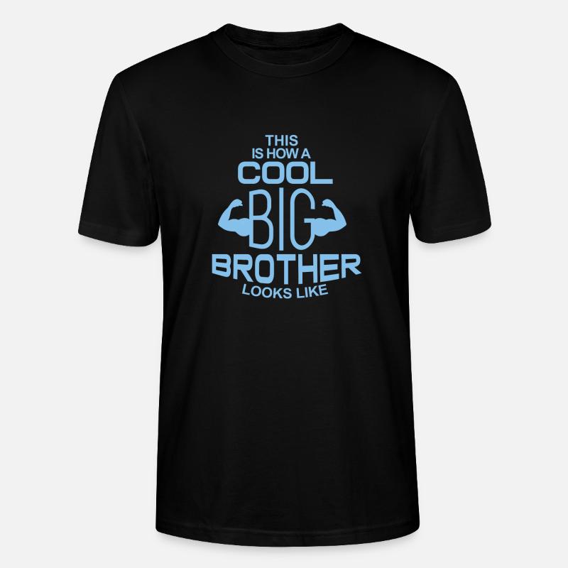 Grand frère - T-shirt bio CRAFTER Stanley Stella Unisexe - noir