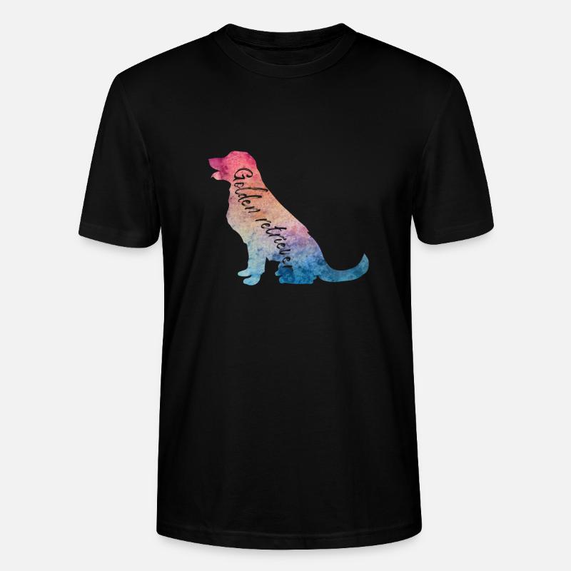 Golden Retriever - Stanley/Stella Unisex Bio-T-Shirt CRAFTER - Schwarz
