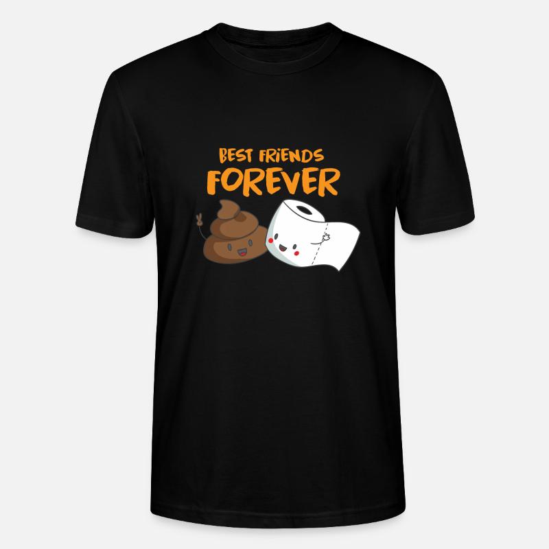 Best friends - Stanley/Stella CRAFTER Unisex Organic T-Shirt - black
