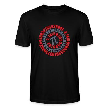 Math Pi - T-shirt bio CRAFTER Stanley Stella Unisexe - noir - Devant - Alina (178cm) & Michal (187cm)