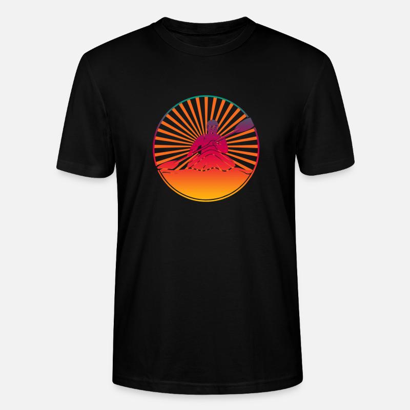 kayak - Stanley/Stella CRAFTER Unisex Organic T-Shirt - black